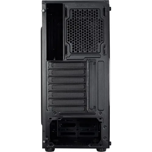 Boîtier PC Tour - INTER-TECH - T-11 Televen - Noir - 2 Baies internes - 3 Ventilateurs - vue 4