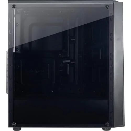 Boîtier PC Tour - INTER-TECH - T-11 Televen - Noir - 2 Baies internes - 3 Ventilateurs - vue 6
