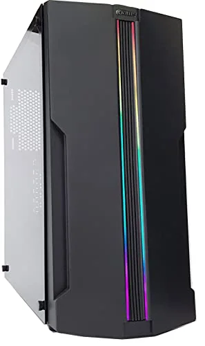 Boîtier PC - Xilence - Xilent Blade - Noir - Verre trempé - Éclairage RGB - vue 3