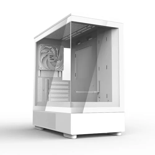 Boîtier PC - ZALMAN - P10 - Mini tour - M-ATX - Blanc - Verre trempé - USB-C et A-RGB - vue 5