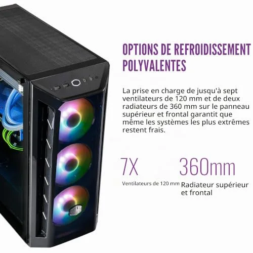 Cooler Master MasterBox MB520 ARGB ATX - vue 7
