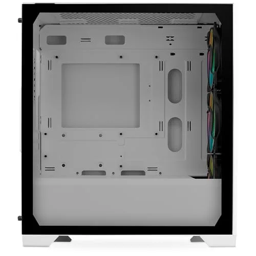 Cooler Master Mini Tower White RGB - vue 3