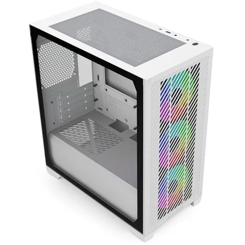 Cooler Master Mini Tower White RGB - vue 5