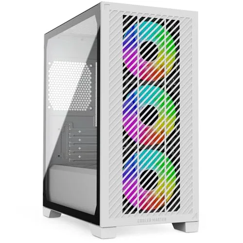 Cooler Master Mini Tower White RGB - vue 6