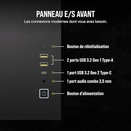 Corsair 2500X RGB mATX RGB - vue 9