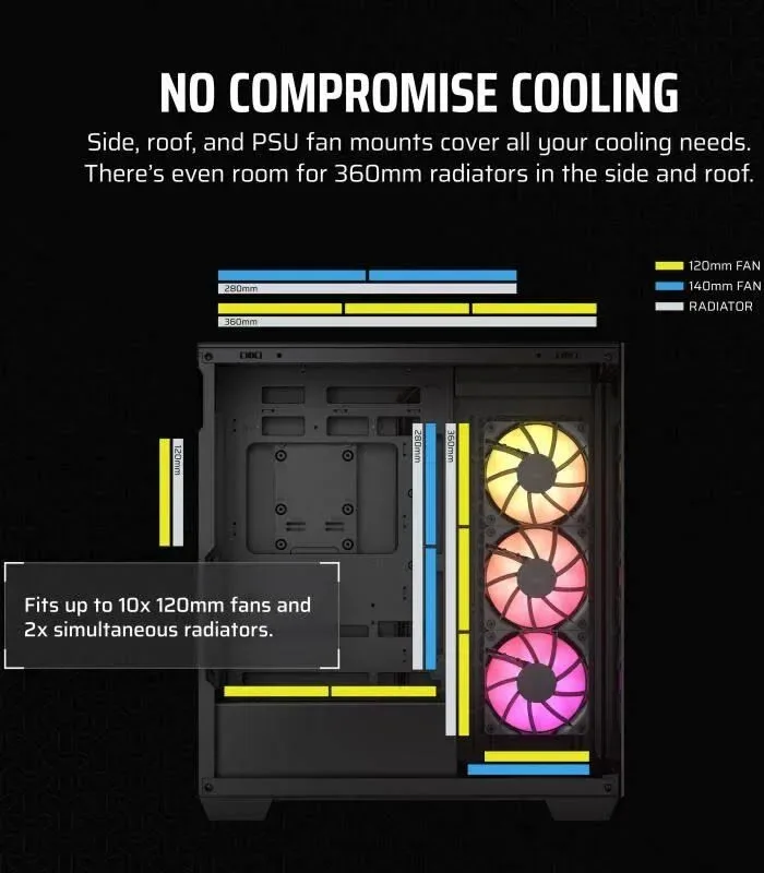 Corsair 3500X ATX RGB - vue 5