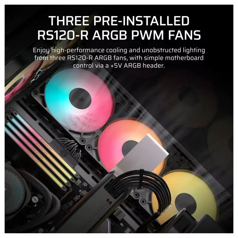 Corsair 3500X RS-R ATX RGB - vue 3