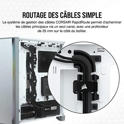 Corsair 4000D ATX White - vue 5