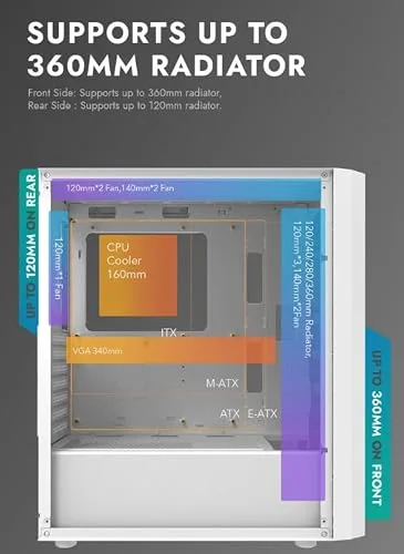 Darkflash DK351 ATX RGB - vue 6
