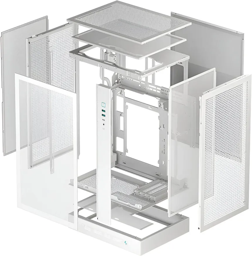 Deepcool CH270 Digital mATX White - vue 4