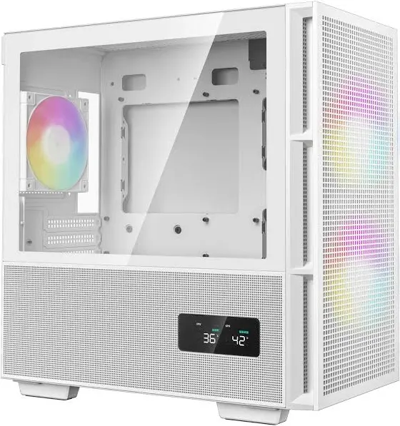 Deepcool CH360 Digital mATX White - vue 2
