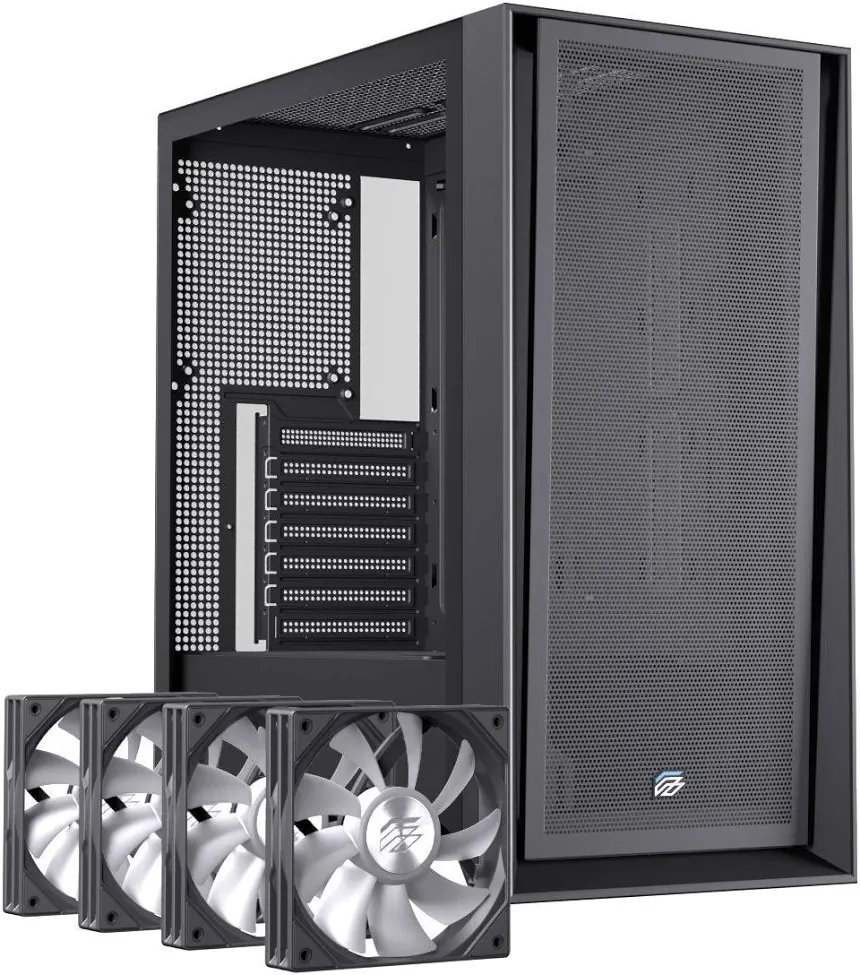 Einarex Pulse P600 RGB ATX mATX ITX - vue 2