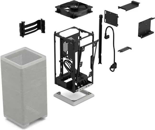 Fractal Design Mood Light Gray mATX - vue 4