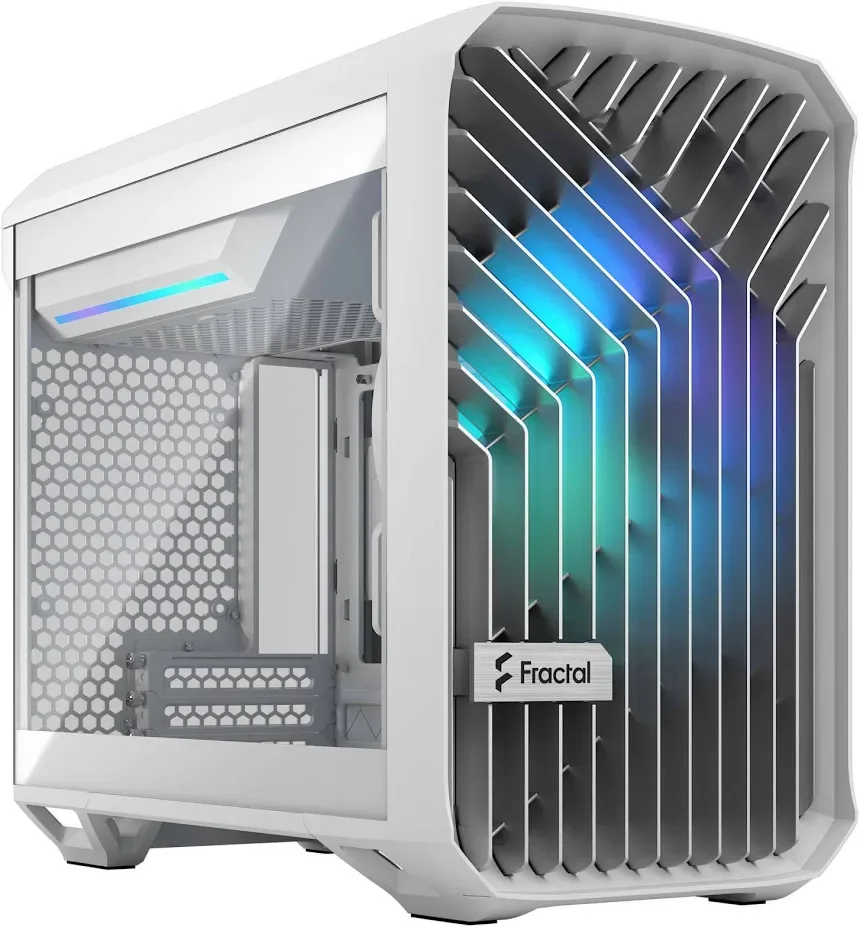 Fractal Design Torrent Nano White mATX - vue 2