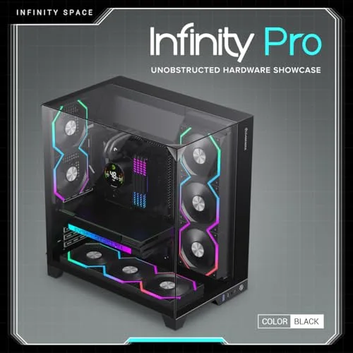 GameMax Infinity Pro ATX RGB - vue 2