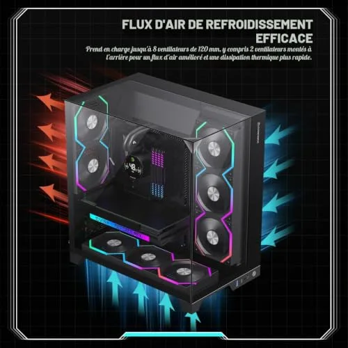 GameMax Infinity Pro ATX RGB - vue 4