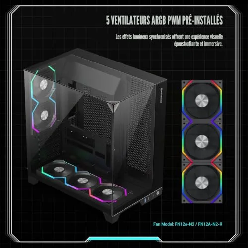 GameMax Infinity Pro ATX RGB - vue 5