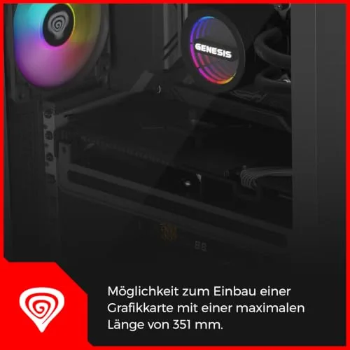 GENESIS Diaxid 605 mATX RGB - vue 5