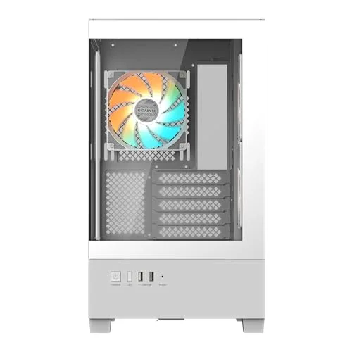 Gigabyte C201 Panoramic Ice ATX RGB - vue 3