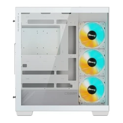 Gigabyte C500 Panoramic Stealth ATX White - vue 2
