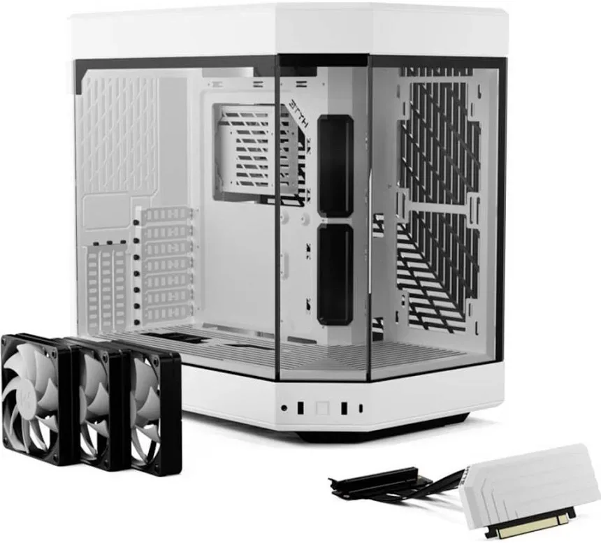 HYTE Y60 mATX White - vue 2