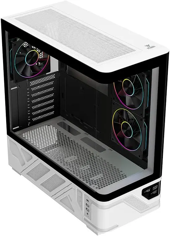 ITek Netron Curved ATX RGB White - vue 4