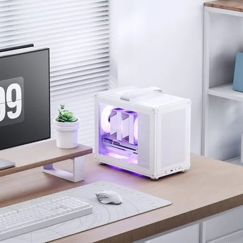 Jonsbo C6 Max mATX White - vue 2