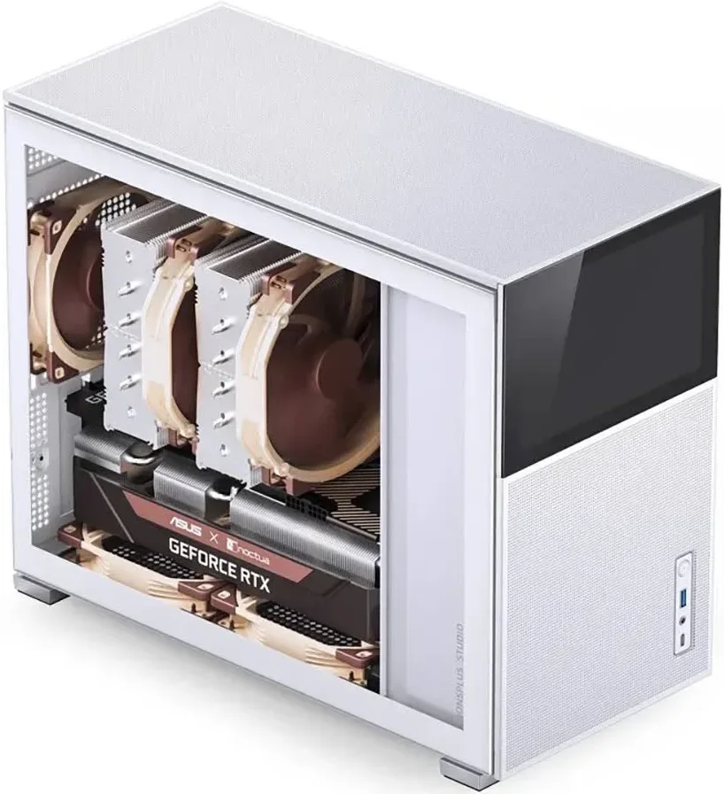 Jonsbo D31 Mesh mATX White - vue 4