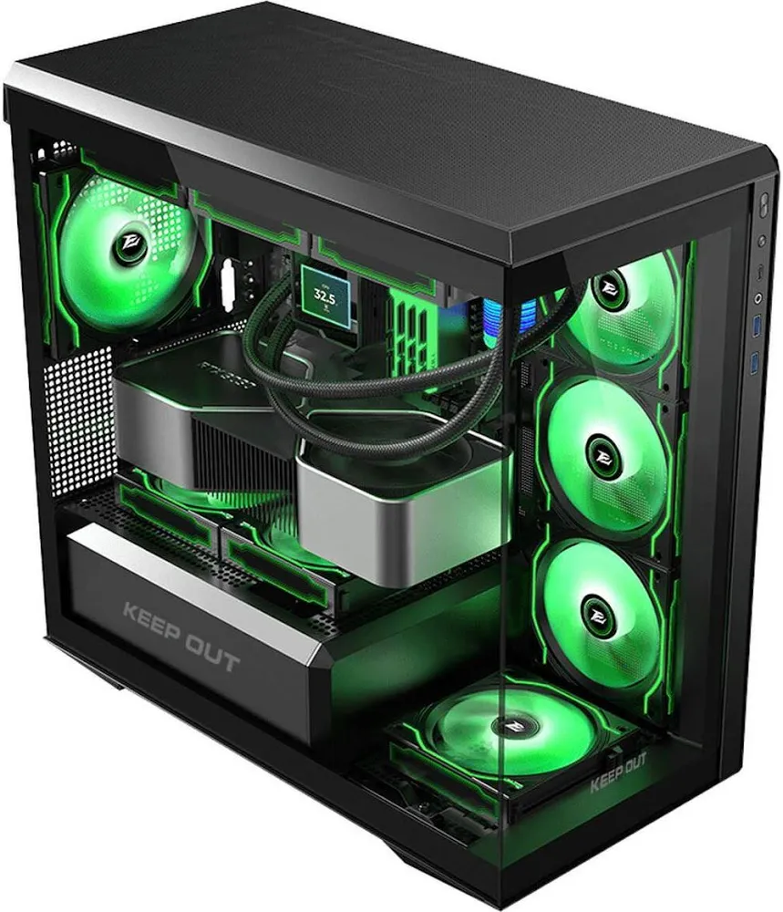 KeepOut XC-905 PRO+ mATX RGB - vue 2