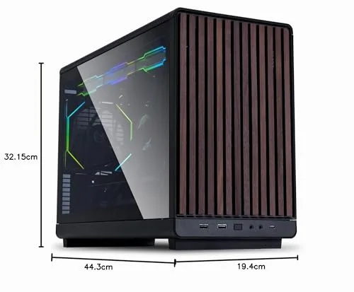 Lian Li A3 Wood mATX Black - vue 8