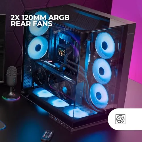 Mars Gaming MC-3GF ATX RGB - vue 2