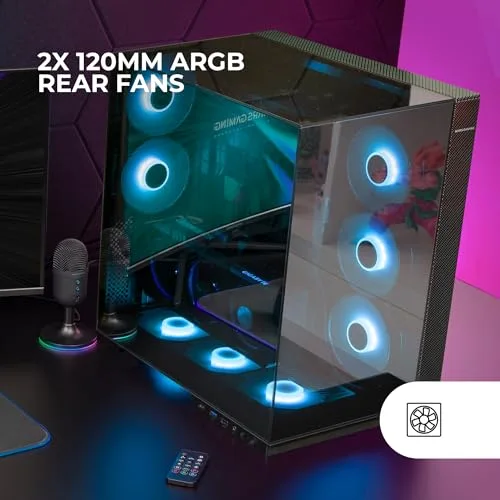 Mars Gaming MC-3GF ATX RGB - vue 2
