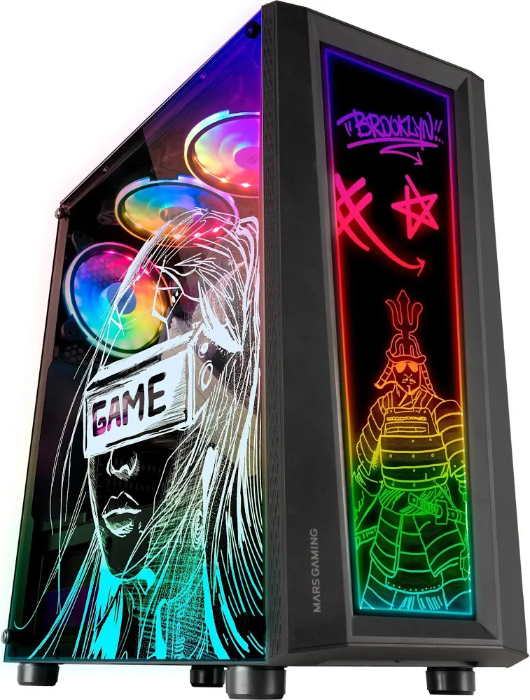 Mars Gaming MC-ART FRGB ATX RGB - vue 2