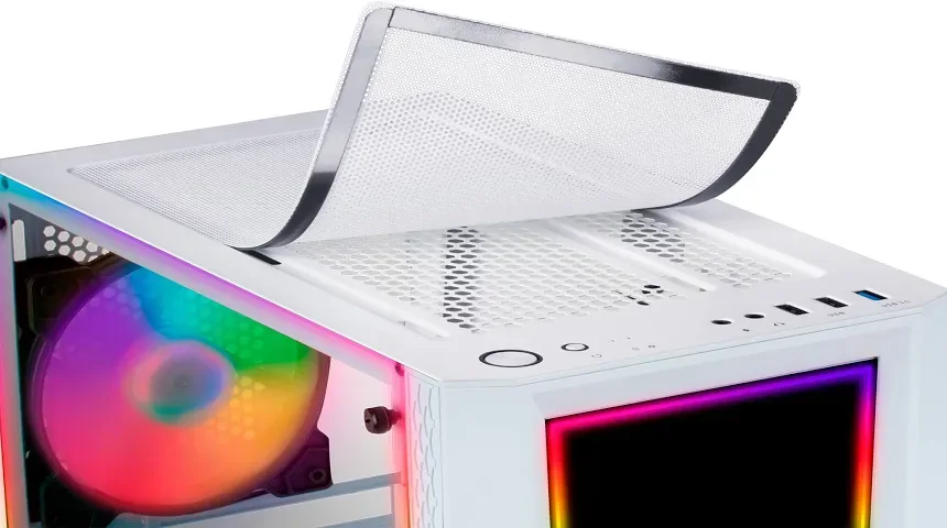 Mars Gaming MC-ART FRGB ATX RGB White - vue 4