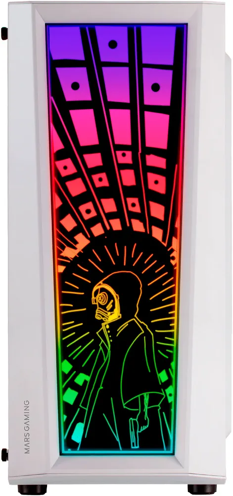 Mars Gaming MC-ART FRGB ATX RGB White - vue 5