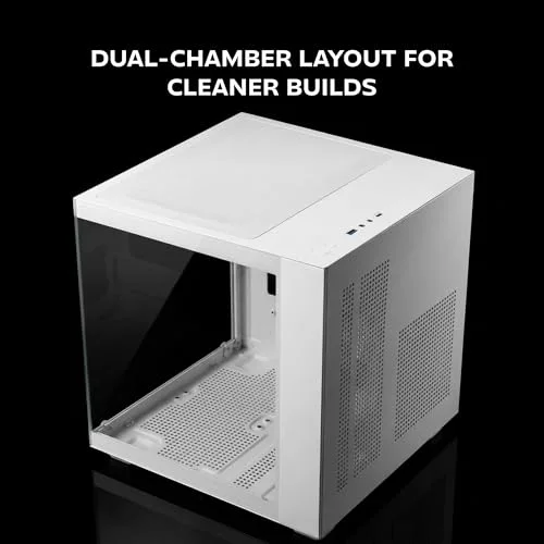 Mars Gaming MC-CUBE mATX RGB White - vue 6