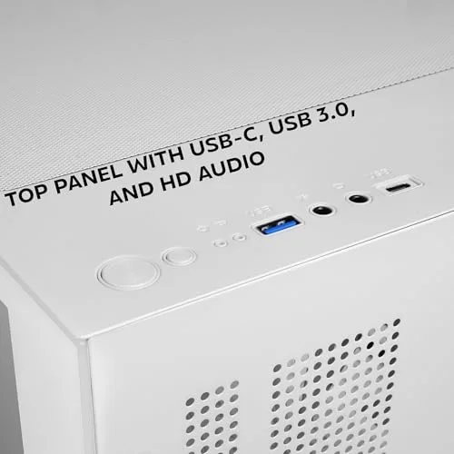 Mars Gaming MC-CUBE mATX RGB White - vue 8
