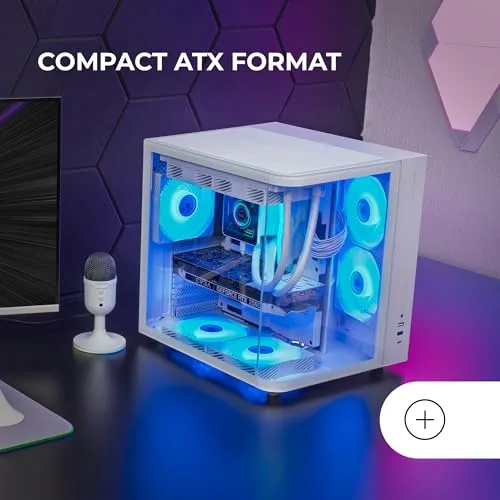 Mars Gaming Mc-Curv ATX White - vue 4