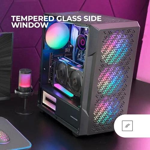 Mars Gaming MC-GEO ATX RGB - vue 2