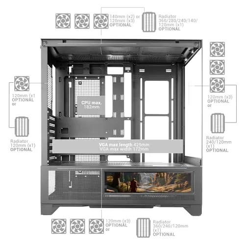 Mars Gaming MC-LCDX ATX - vue 6