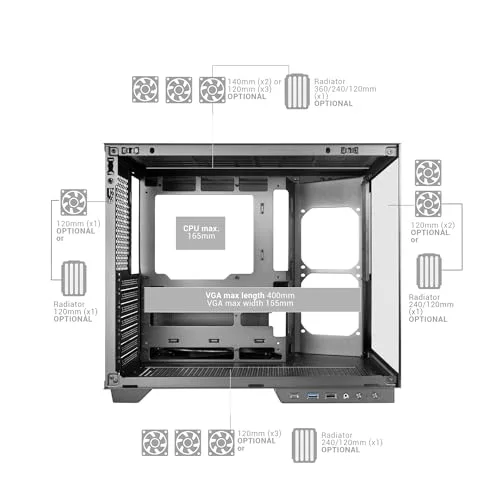 Mars Gaming MC-MIRAGE mATX - vue 4