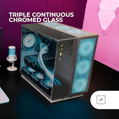 Mars Gaming MC-NOVA3 E-ATX RGB White - vue 2