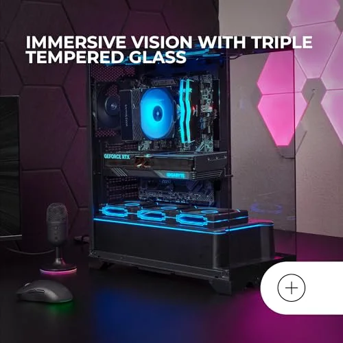 Mars Gaming MC-PRISMA ATX RGB - vue 2