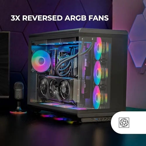 Mars Gaming Mc-Rev ATX RGB - vue 3