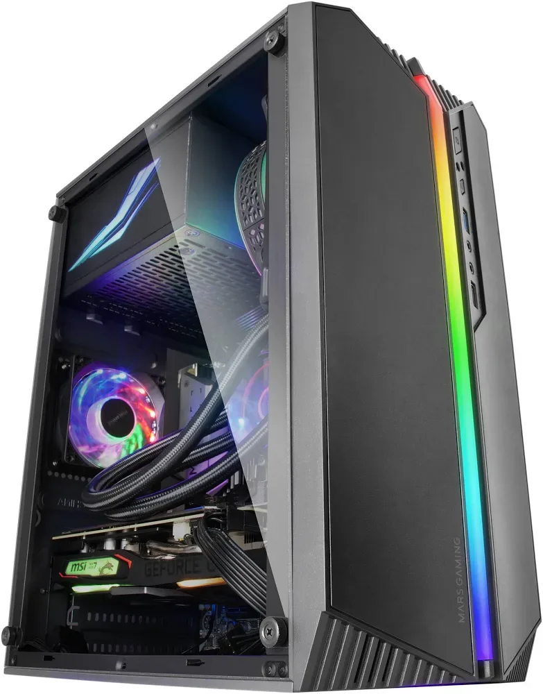 Mars Gaming MC-S1 mATX RGB - vue 4