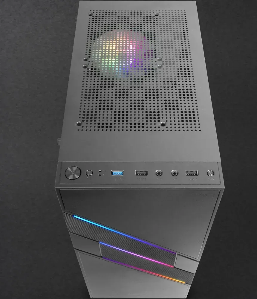 Mars Gaming MC-U3 ATX RGB - vue 3