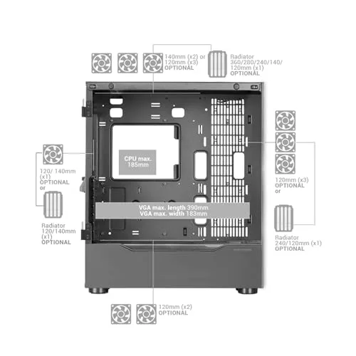 Mars Gaming MC-ULT E-ATX - vue 6