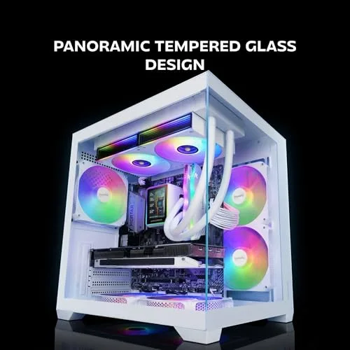 Mars Gaming MC-VIEW3 mATX RGB - vue 2