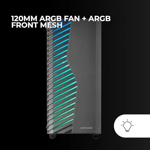 Mars Gaming MC-VOLT ATX RGB - vue 2