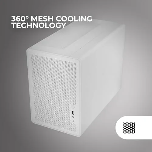 Mars Gaming MC-Xpro mATX White - vue 3